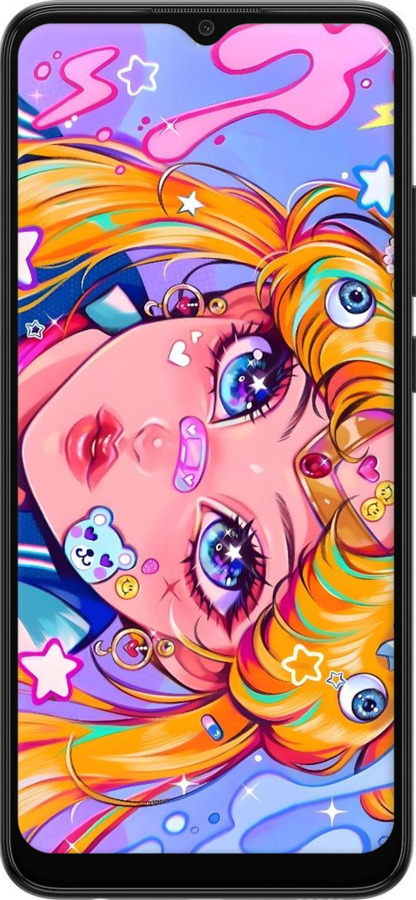 Силіконовий чехол Сейлор Мун 4 для Samsung Galaxy A03 A035F - 6353u-2499 изображение 
