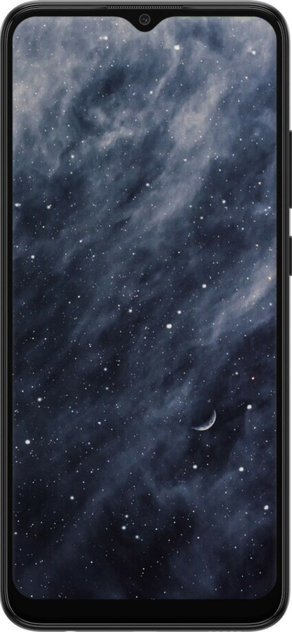 Силиконовый чехол Голубые облака, Голубая луна для Samsung Galaxy A03 A035F - 6398u-2499 изображение 