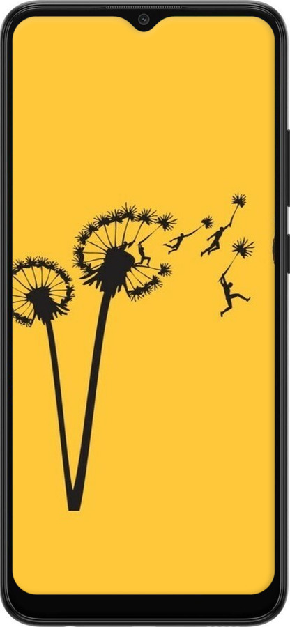 Силіконовий чехол Мінімалізм кульбаби для Samsung Galaxy A03 A035F - 6449u-2499 изображение 