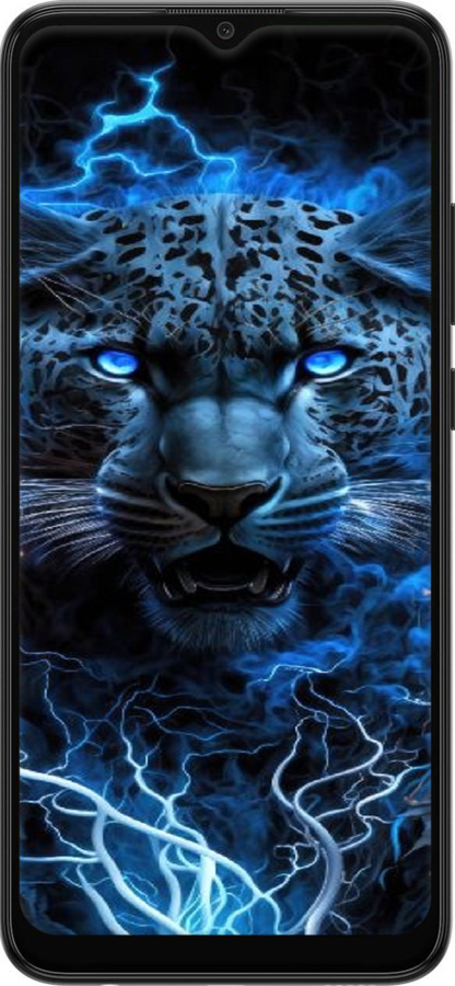 Силіконовий чехол Крижаний леопард для Samsung Galaxy A03 A035F - 6460u-2499 изображение 