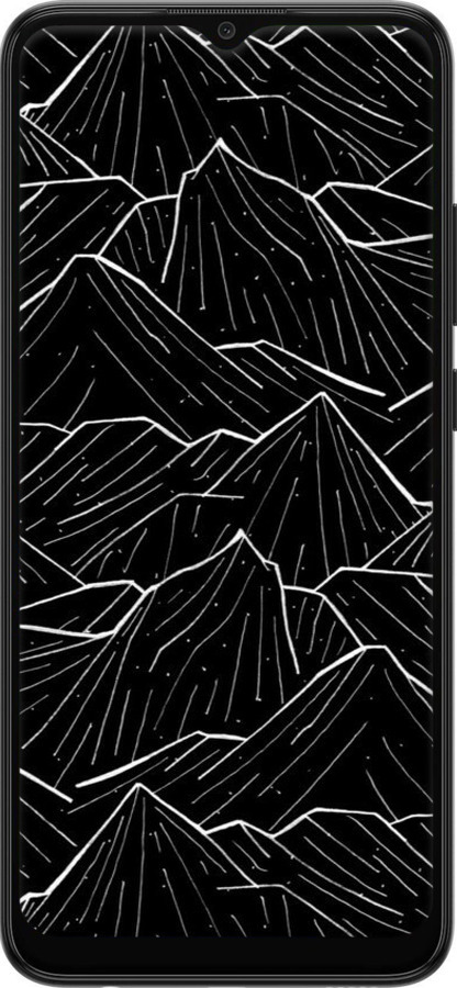 Силиконовый чехол С изображением Темных гор для Samsung Galaxy A03 A035F - 6489u-2499 изображение 