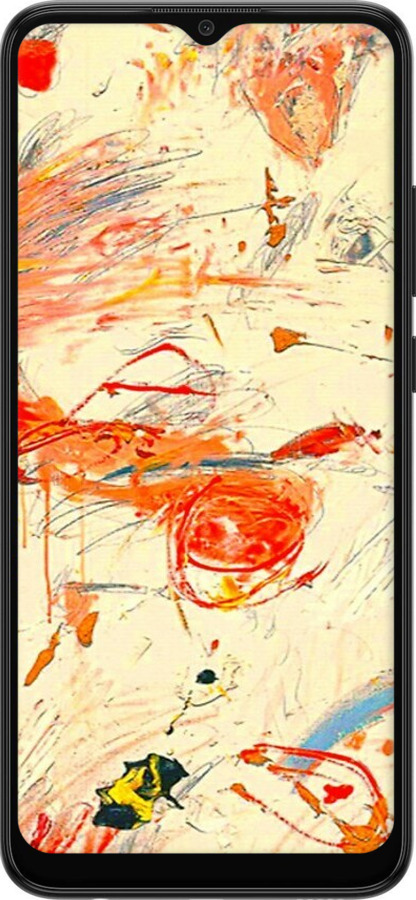 Силиконовый чехол Динамичная картина с хаотичными мазками для Samsung Galaxy A03 A035F - 6540u-2499 изображение 