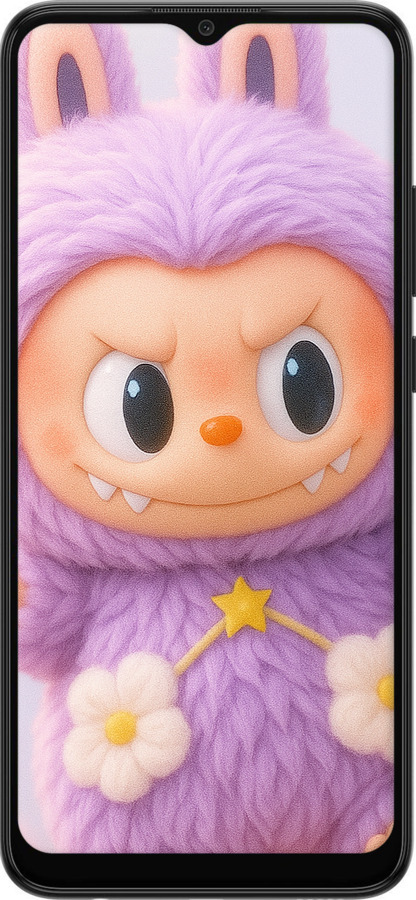 Силиконовый чехол Лабубу для Samsung Galaxy A03 A035F - 6708u-2499 изображение 