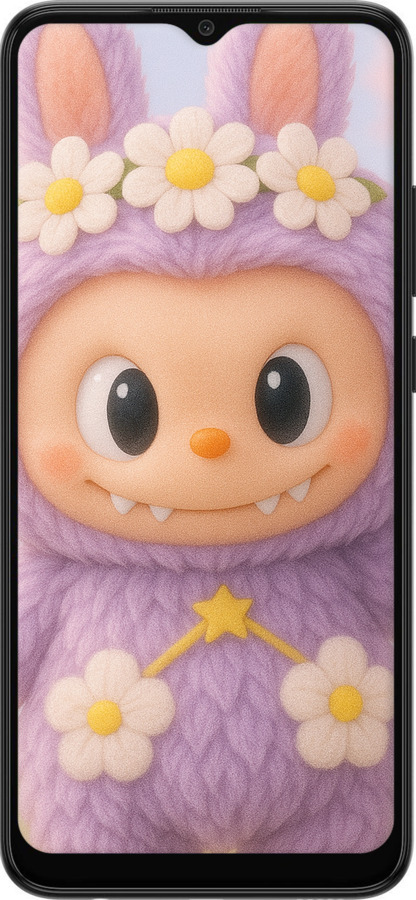 Силіконовий чехол Лабубу 1 для Samsung Galaxy A03 A035F - 6709u-2499 изображение 