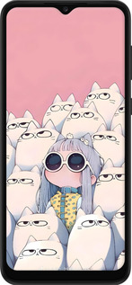 TPU чехол Малышка с котами для Samsung Galaxy A03 Core A032F - 6295b-2539 изображение 