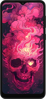 TPU чехол Череп арт для Samsung Galaxy A03 Core A032F - 6385b-2539 изображение 