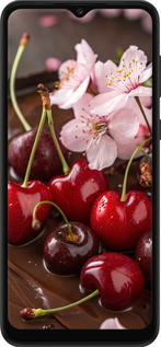 TPU чехол Вишня в шоколаде для Samsung Galaxy A03 Core A032F - 6698b-2539 изображение 