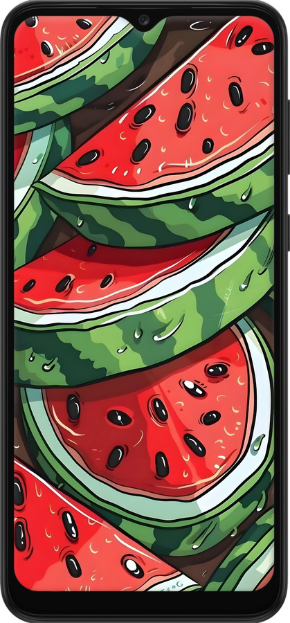 TPU чехол Арбуз для Samsung Galaxy A03 Core A032F - 6315b-2539 изображение 