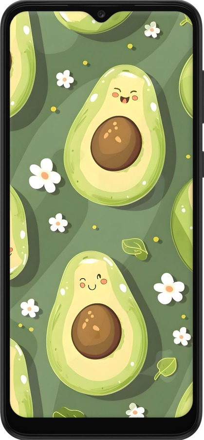 TPU чехол Авокадо для Samsung Galaxy A03 Core A032F - 6380b-2539 изображение 