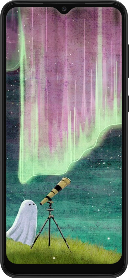 TPU чехол Привидение и звезды для Samsung Galaxy A03 Core A032F - 6443b-2539 изображение 
