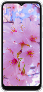Силіконовий протиударний с посиленими кутами чехол Сакура для Samsung Galaxy A03 Core A032F - 6029sp-2539 изображение 