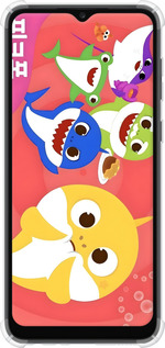 Силикон с усиленными углами чехол Бейби Шаркс для Samsung Galaxy A03 Core A032F - 6305sp-2539 изображение 