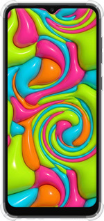 Силикон с усиленными углами чехол Y2K Jelly Dream для Samsung Galaxy A03 Core A032F - 6780sp-2539 изображение 