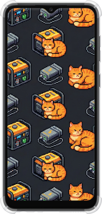 Силіконовий протиударний с посиленими кутами чехол Autonomous Zone для Samsung Galaxy A03 Core A032F - 6771sp-2539 изображение 