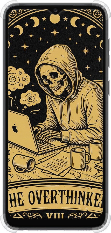 Силикон с усиленными углами чехол The Overthinker для Samsung Galaxy A03 Core A032F - 6774sp-2539 изображение 