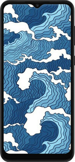 Силіконовий чехол Абстрактний малюнок морських хвиль для Samsung Galaxy A03 Core A032F - 6538u-2539 изображение 