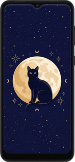Силіконовий чехол Cute Cat Celestial/Witchy для Samsung Galaxy A03 Core A032F - 6787u-2539 изображение 