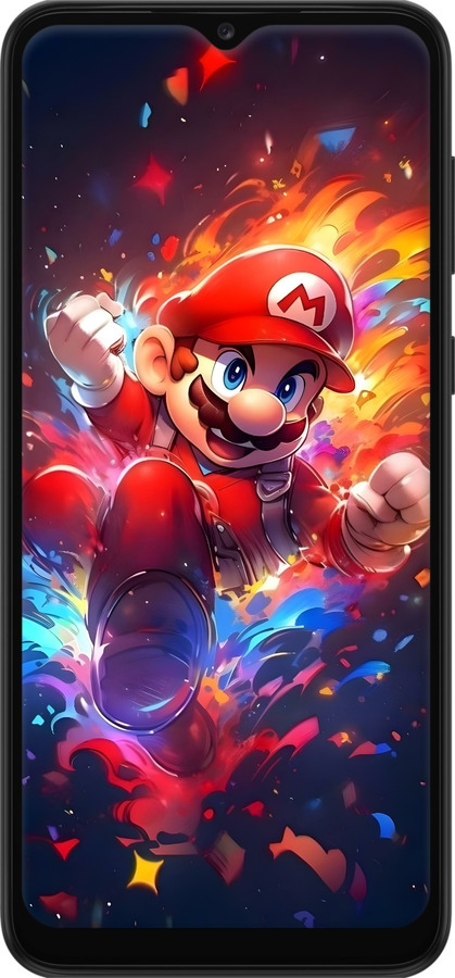 Силиконовый чехол Супер Марио для Samsung Galaxy A03 Core A032F - 6342u-2539 изображение 