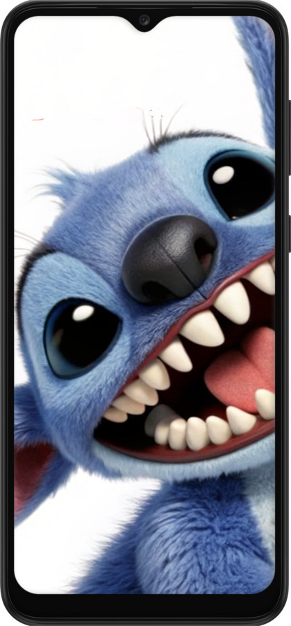 Силиконовый чехол Стич для Samsung Galaxy A03 Core A032F - 6684u-2539 изображение 