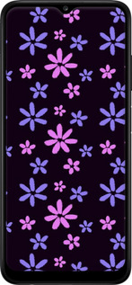 TPU чехол с  цветами для Samsung Galaxy A03s A037F - 6258b-2381 изображение 