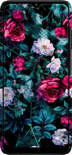 3D пластиковий матовий чехол Сад та троянди для Samsung Galaxy A03s A037F - 6483m-2381 изображение 