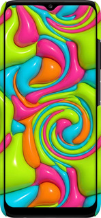 3D пластиковый матовый чехол Y2K Jelly Dream для Samsung Galaxy A03s A037F - 6780m-2381 изображение 