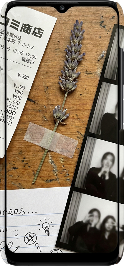 3D пластиковый матовый чехол Aesthetic Scrapbook Collage для Samsung Galaxy A03s A037F - 6773m-2381 изображение 