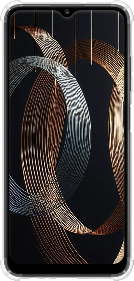 Силіконовий протиударний с посиленими кутами чехол Симфонія для Samsung Galaxy A03s A037F - 5835sp-2381 изображение 