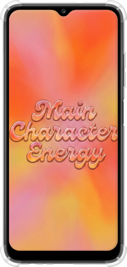 Силикон с усиленными углами чехол Aura Gradient Main Character Energy Aesthetic Y2K для Samsung Galaxy A03s A037F - 6783sp-2381 изображение 