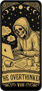 Силіконовий чехол The Overthinker для Samsung Galaxy A03s A037F - 6774u-2381 изображение 