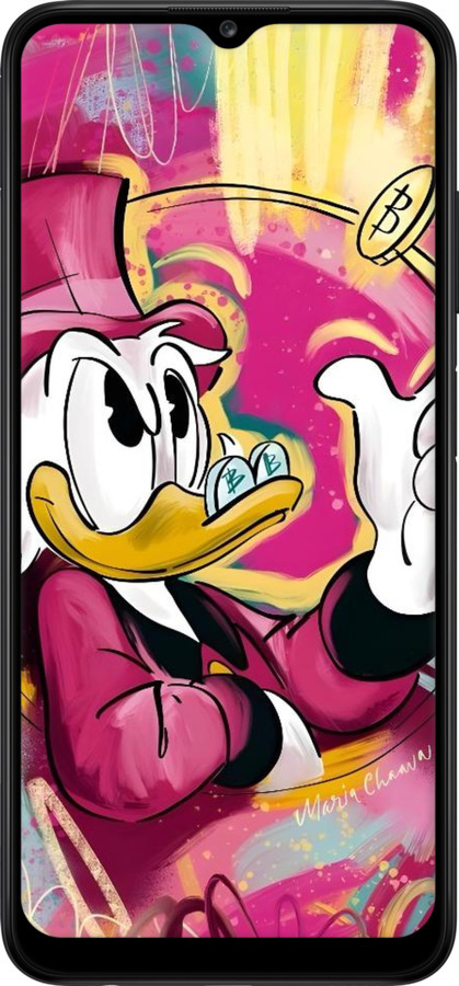 2D пластиковый чехол Скрудж для Samsung Galaxy A03s A037F - 6283t-2381 изображение 