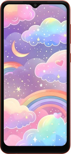 TPU чехол Хмари та веселка для Samsung Galaxy A04 A045F - 6312b-2831 изображение 