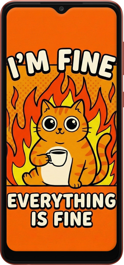 TPU чехол Funny Cat для Samsung Galaxy A04 A045F - 6786b-2831 изображение 