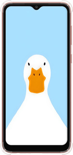 Силикон с усиленными углами чехол Гусь для Samsung Galaxy A04 A045F - 6350sp-2831 изображение 