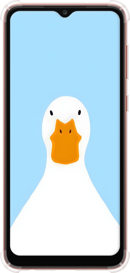 Силикон с усиленными углами чехол Гусь для Samsung Galaxy A04 A045F - 6350sp-2831 изображение 