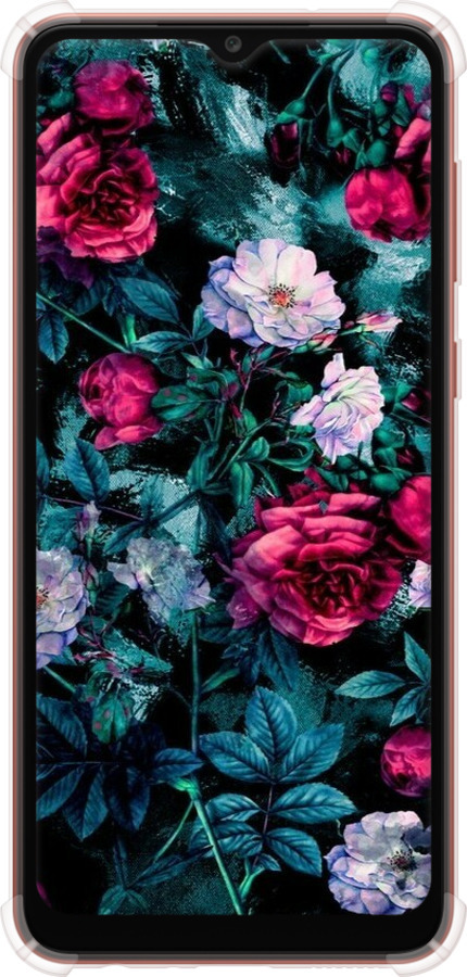 Силикон с усиленными углами чехол Сад и розы для Samsung Galaxy A04 A045F - 6483sp-2831 изображение 