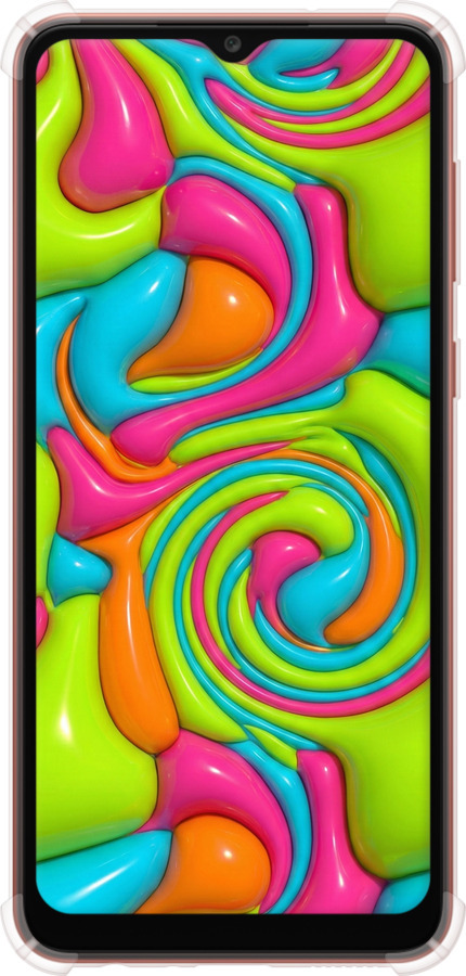 Силикон с усиленными углами чехол Y2K Jelly Dream для Samsung Galaxy A04 A045F - 6780sp-2831 изображение 