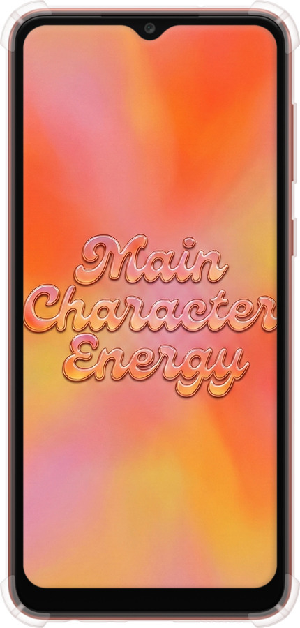 Силикон с усиленными углами чехол Aura Gradient Main Character Energy Aesthetic Y2K для Samsung Galaxy A04 A045F - 6783sp-2831 изображение 