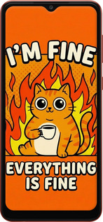 Силиконовый чехол Funny Cat для Samsung Galaxy A04 A045F - 6786u-2831 изображение 