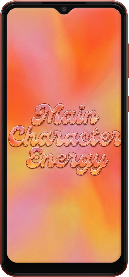 Силиконовый чехол Aura Gradient Main Character Energy Aesthetic Y2K для Samsung Galaxy A04 A045F - 6783u-2831 изображение 
