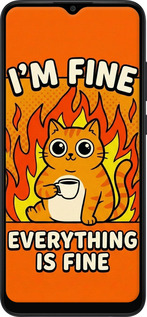 TPU чехол Funny Cat для Samsung Galaxy A04e A042F - 6786b-2908 изображение 