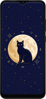 TPU чехол Cute Cat Celestial/Witchy для Samsung Galaxy A04e A042F - 6787b-2908 изображение 