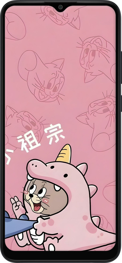 TPU чехол Том и джерри 2 для Samsung Galaxy A04e A042F - 6359b-2908 изображение 