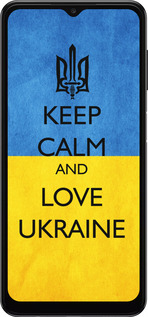 TPU чехол Keep calm and love Ukraine v2 для Samsung Galaxy A04s - 1114b-2877 изображение 