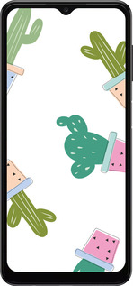 TPU чехол Кактусы в горшочках для Samsung Galaxy A04s - 3968b-2877 изображение 