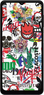 TPU чехол Many different logos для Samsung Galaxy A13 5G - 4022b-3853 изображение 