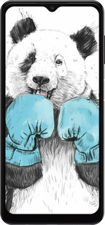 TPU чехол Панда-боксер для Samsung Galaxy A04s - 4104b-2877 изображение 