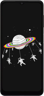 TPU чехол Місячна карусель для Samsung Galaxy A04s - 4136b-2877 изображение 