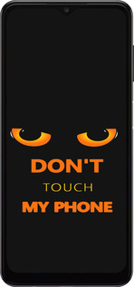 TPU чехол Don't touch the phone для Samsung Galaxy A13 5G - 4261b-3853 изображение 