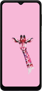 TPU чехол Розовая жирафа для Samsung Galaxy A04s - 4441b-2877 изображение 